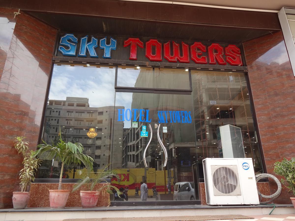 Hotel Sky Towers Karachi Exteriör bild